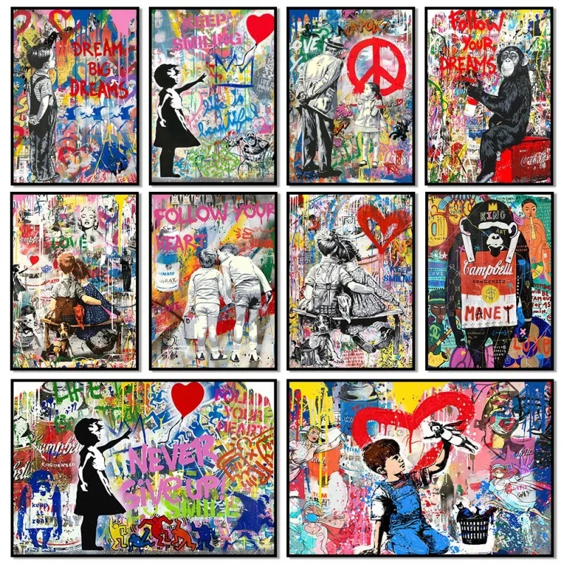 Street Fashion Poster - لوحات فنية جدارية بأسلوب الجرافيتي الشارعي،