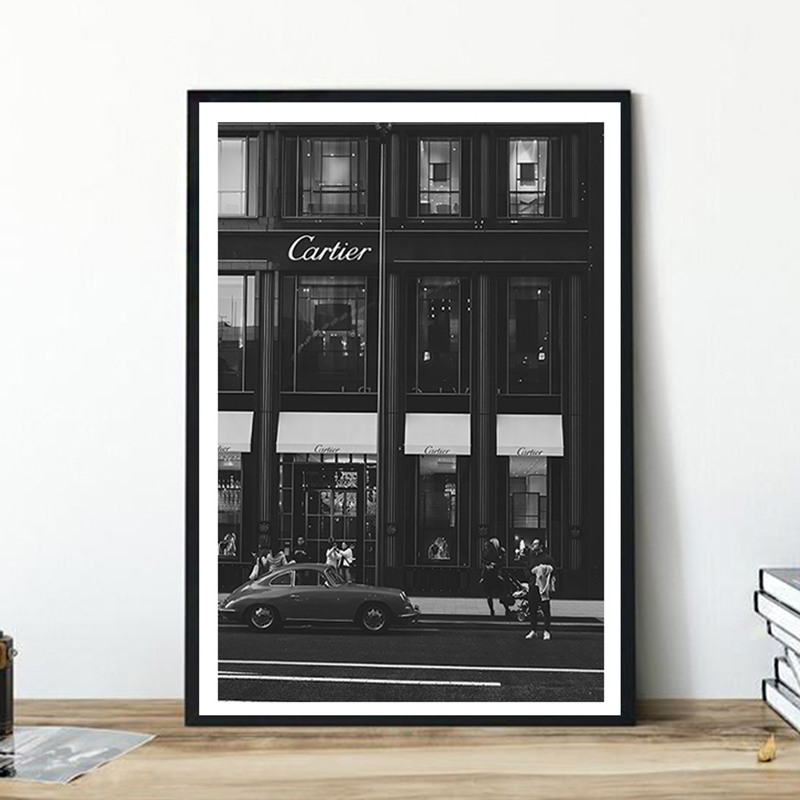 Street Fashion Poster - لوحات قماشية بتصميم الشوارع الأوروبية، ملصقات
