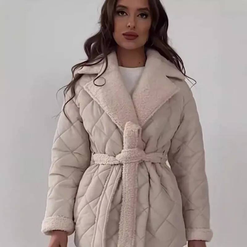 معطف أنيق مبطن بفرو صناعي للنس - مراجعة Street Fashion Taiwan وسعره