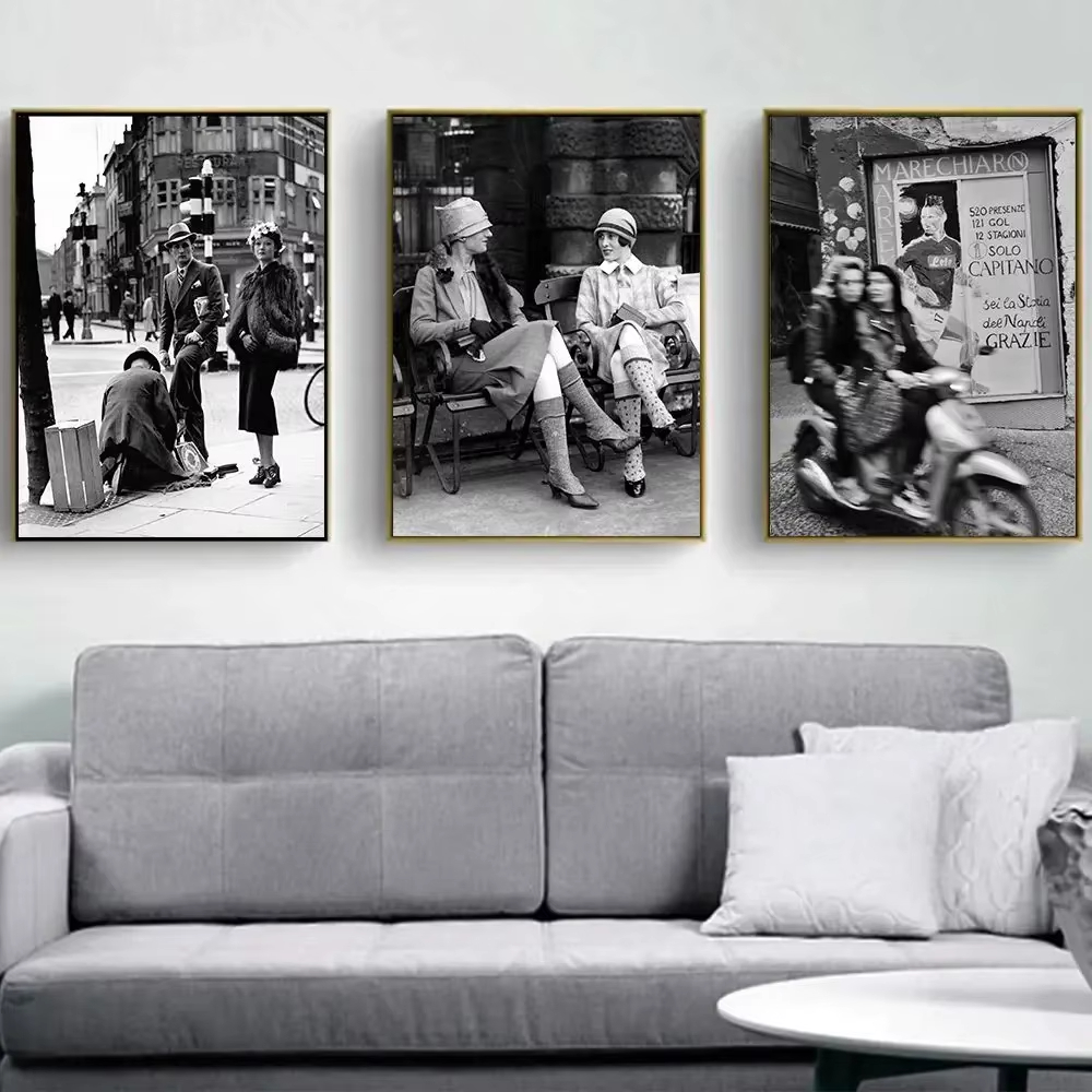 طباعة فوتوغرافية عتيقة باللوني - مراجعة Street Fashion Poster وسعره