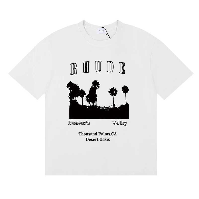 تي شيرت عصري من ماركة Rhude لل - مراجعة Street Fashion Brand Logo وسعره