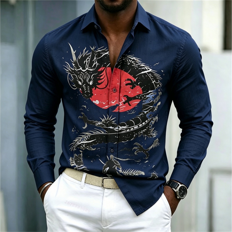 قميص رجالي جديد لعام 2026 بنمط - مراجعة Street Fashion Style وسعره