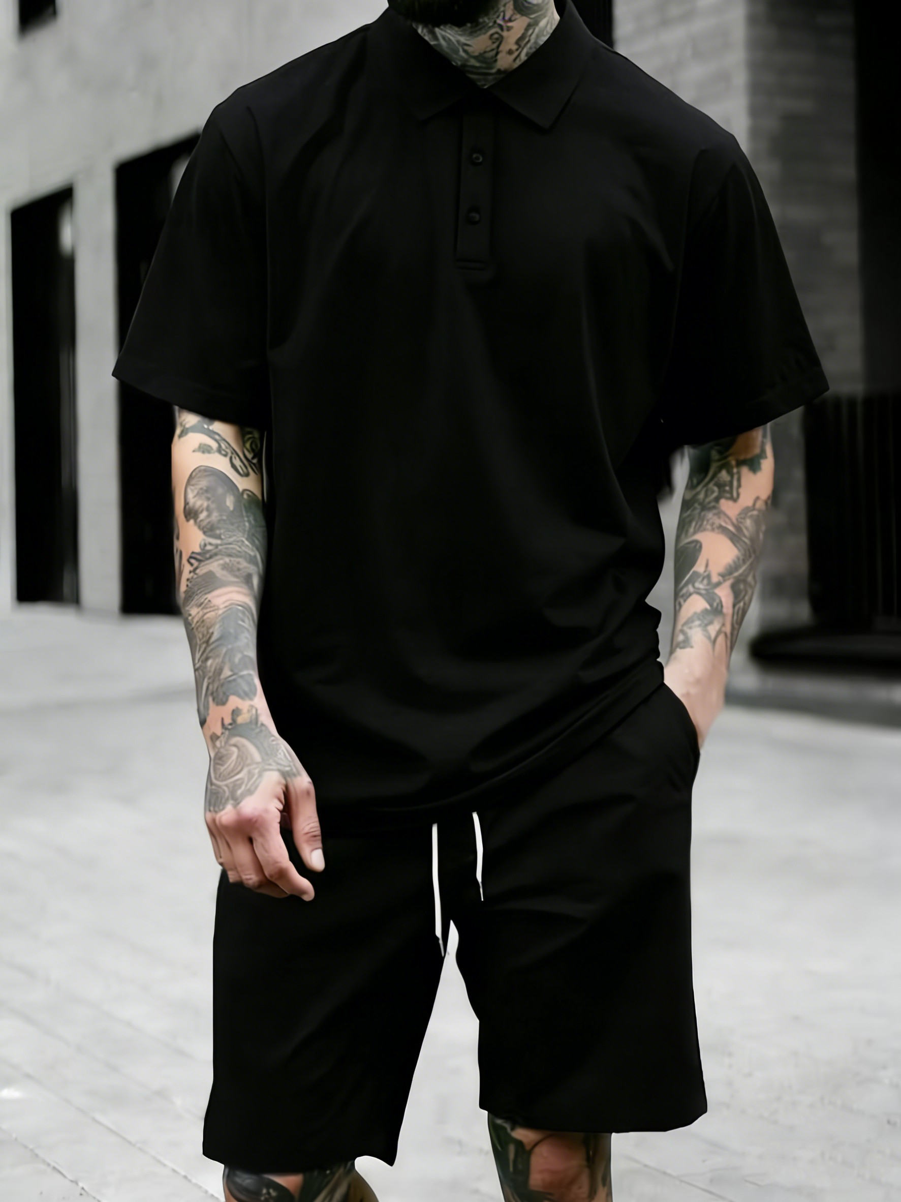 قمصان بولو صيفية فضفاضة بأربعة - مراجعة Street Fashion Culture وسعره