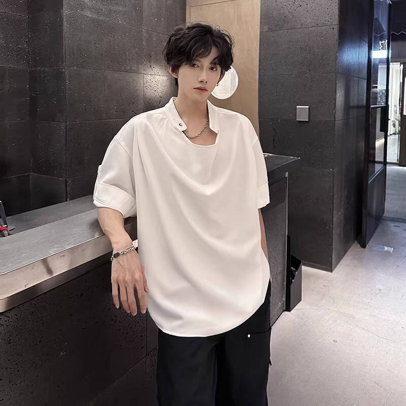 تي شيرت رجالي صيفي جديد 2026 ب - مراجعة Street Fashion Taiwan وسعره
