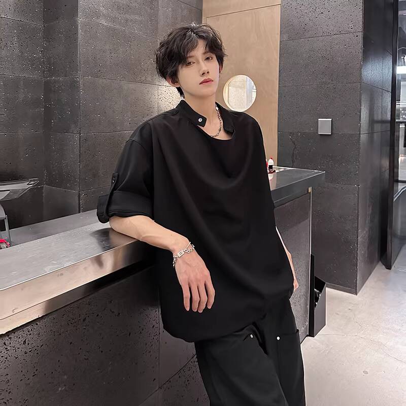 تي شيرت رجالي صيفي جديد 2026 ب - مراجعة Street Fashion Taiwan وسعره