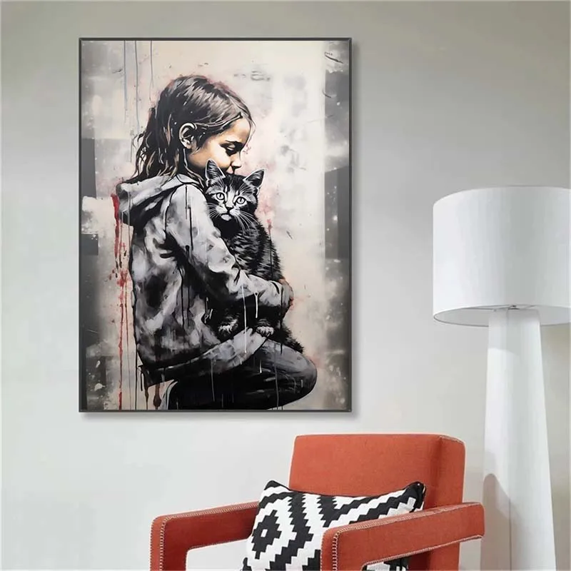 بانكسي الكتابة على الجدران صبي - مراجعة Street Fashion Poster وسعره