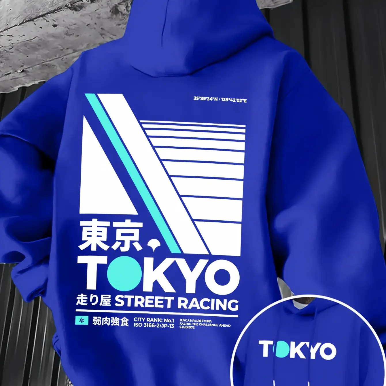 هودي رجالي بطباعة مزدوجة الجان - مراجعة Street Fashion In Tokyo وسعره