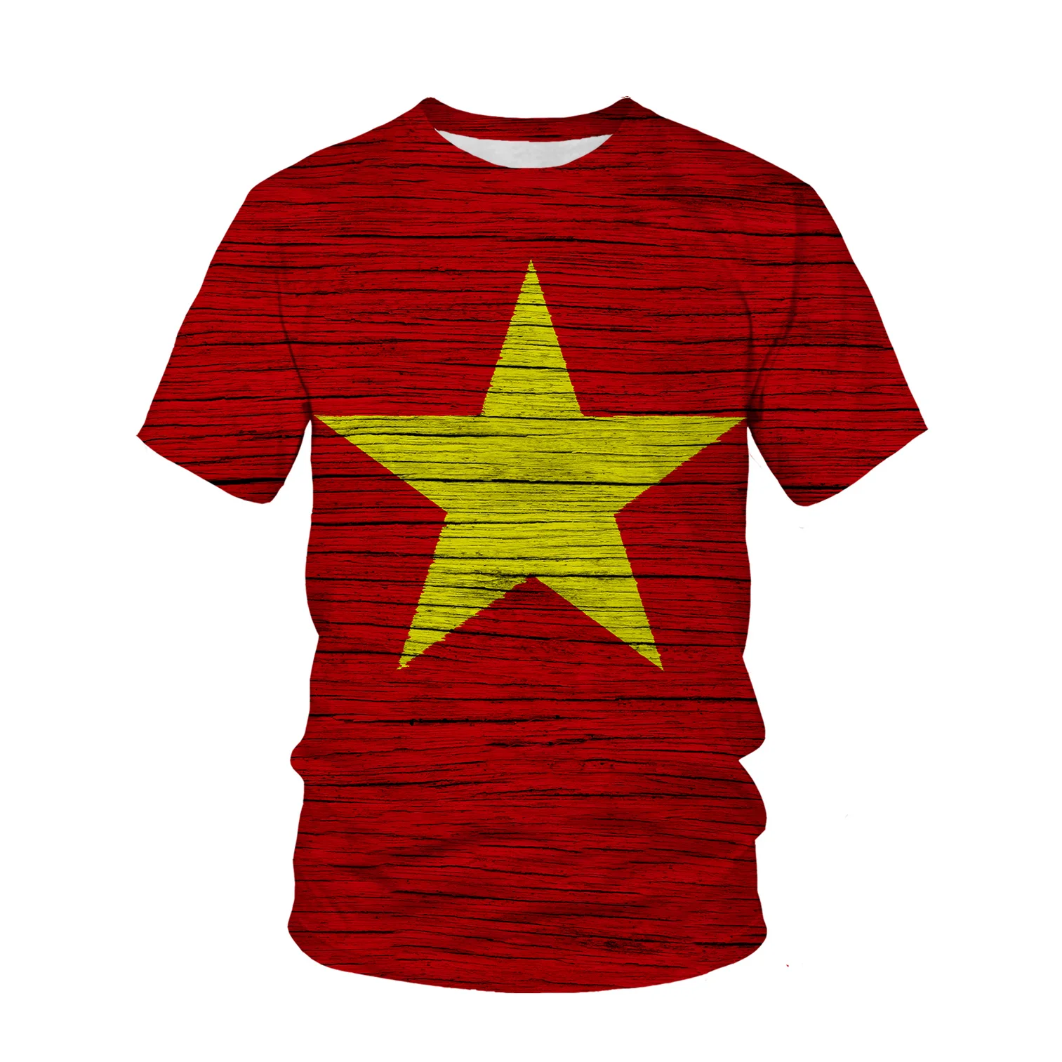تي شيرت رجالي بطباعة ثلاثية ال - مراجعة Street Fashion In Vietnam وسعره
